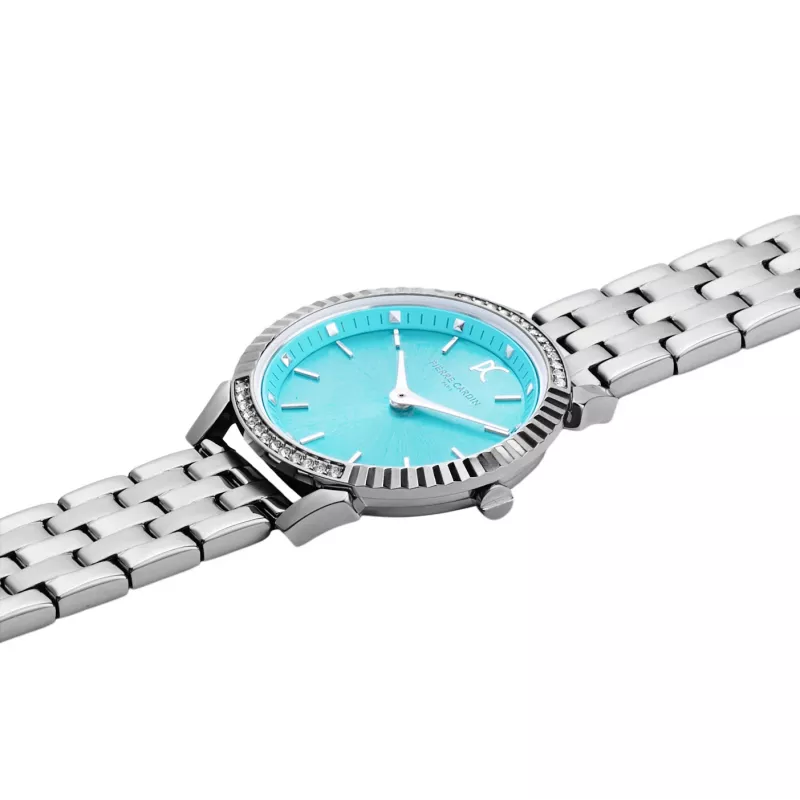 Pierre Cardin Moteriškas Laikrodis CPI.2588 32mm Rožinis Auksas Nerūdijantis Plienas Tinklelis