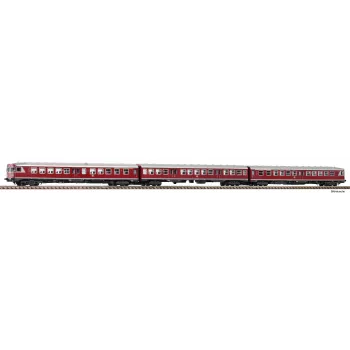 PIKO 40264 N Scale Class VT 24 dyzelinis traukinys 3 dalių rinkinys DB Era III