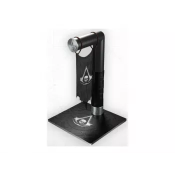 PIXMINDS LEXIP BLACK FLAG RESYNCED TATOO AUSINIŲ STOVAS – RGB LED, 2 prievadų USB šakotuvas, 3.5mm audio, juodas