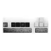 PIXMINDS Lexip Black Flag Resynced Tattoo Keycap Set mechaninei klaviatūrai