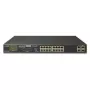 PLANET FGSW-1822VHP 18 prievadų valdomas PoE+ switčius su 16x Fast Ethernet ir 2x Gigabit Combo uplinkais