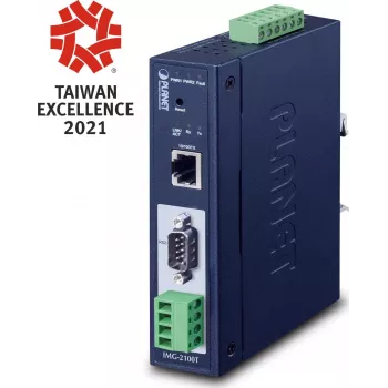 PLANET IMG-2100T Pramoninis Gigabitinis Medijos Keitiklis, 1x RJ45 į 1x SFP, -40 iki 75°C
