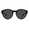 Polaroid Ancillaries PLD9017S08A Unisex Rectangular Sunglasses - Black Frame Grey Polarized Lens