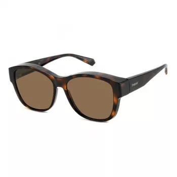 Polaroid Ancillaries PLD9019S086 Unisex Sunglasses Havana Brown Polarized