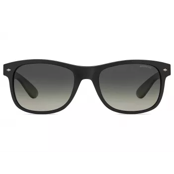 POLAROID PLD1015SDL5LB Vyriški poliarizuoti akiniai nuo saulės – matinė juoda, pilki lęšiai, 53 mm