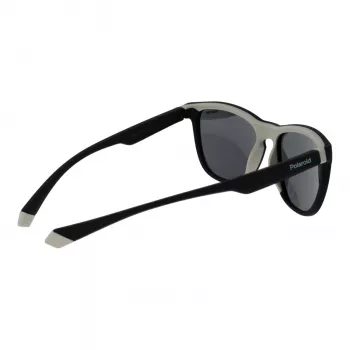 Polaroid PLD2133S08AM9 Unisex Tiesioginiai Akiniai nuo Saulės – Juodas Rėmelis, Pilki Poliarizuoti Lęšiai 56mm