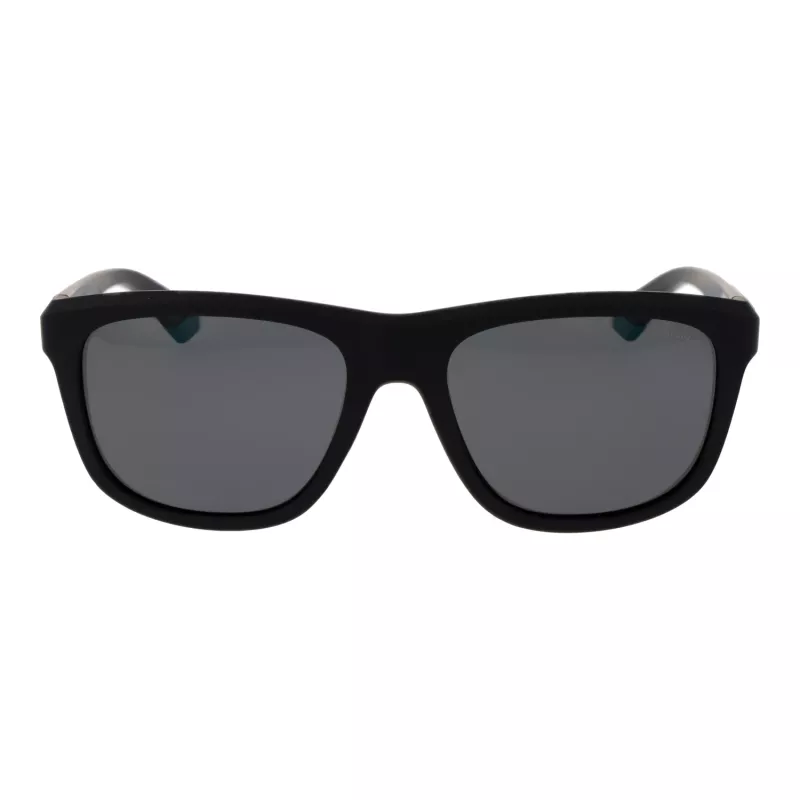 Polaroid PLD2163/S Unisex Akiniai - Juodas Rėmelis, Pilki Poliarizuoti Lęšiai - 54mm