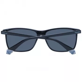 Polaroid PLD4137S58807 Men's Havana Rectangular Polarized Sunglasses