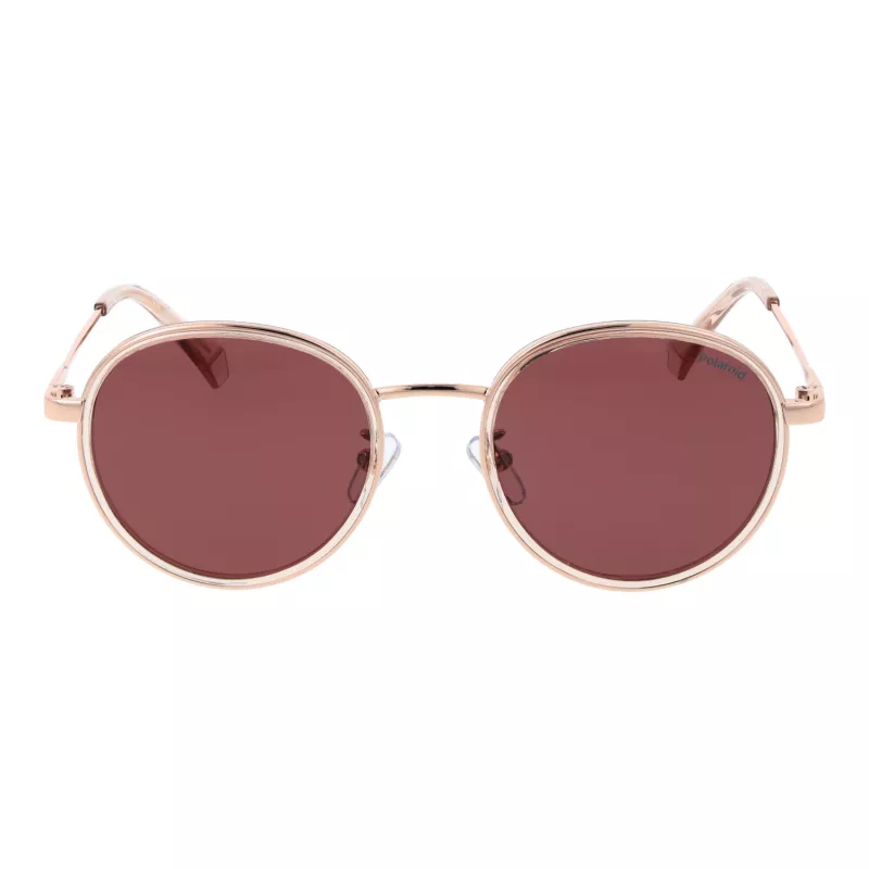 Polaroid PLD4173GSX51D Unisex stačiakampiai akiniai nuo saulės - juodas rėmelis, pilki poliarizuoti lęšiai 51mm