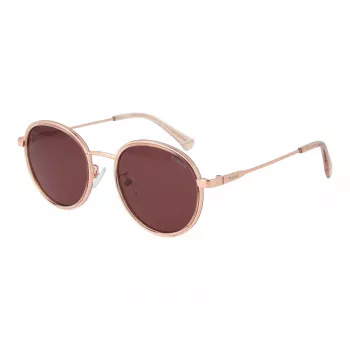 Polaroid PLD4173GSX51D Unisex stačiakampiai akiniai nuo saulės - juodas rėmelis, pilki poliarizuoti lęšiai 51mm