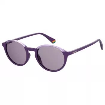 POLAROID PLD6125S-B3V Unisex Sunglasses - Havana Frame, Brown Polarized Lens, 50/21/145 mm