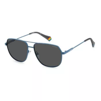 Polaroid PLD6195SXFLLF Unisex Taisyklingi Akiniai nuo Saulės - Poliarizuoti UV400 58mm