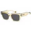 POLAROID PLD6198SXMC40 Unisex Rectangular Sunglasses - Havana/Brown - 52/18/140 mm