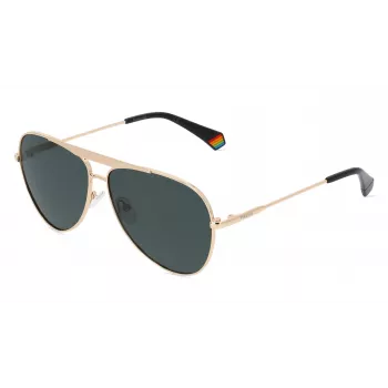 POLAROID PLD6200SXJ5GG Unisex Sunglasses - Square/Rectangular Frame - Polarized Lenses - 61/20/145 mm