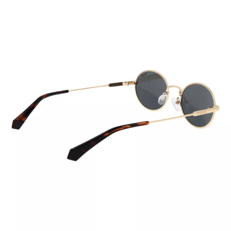 Polaroid PLD6228SX5300 Unisex Akiniai Nuo Saulės – Juodas Rėmelis, Pilki Lęšiai, 53 mm