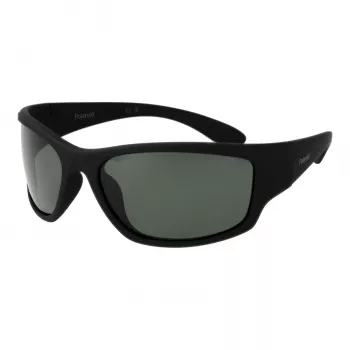 Polaroid PLD7005S63YYV Unisex Tiesioginiai Akiniai nuo Saulės – Juodas Rėmas, Pilki Lęšiai 63mm
