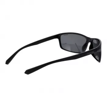 Polaroid PLD7036S63807 Unisex Rectangular Sunglasses - Black Frame Grey Lens