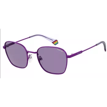 POLAROID Unisex PLD6170SB3V Akiniai - Matinis juodas rėmelis, pilki poliarizuoti lęšiai, 53 mm