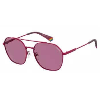 POLAROID Unisex PLD6172SQHO Akiniai nuo saulės – Poliarizuoti UV400 apsauga – Kvadratinis rėmelis 57mm
