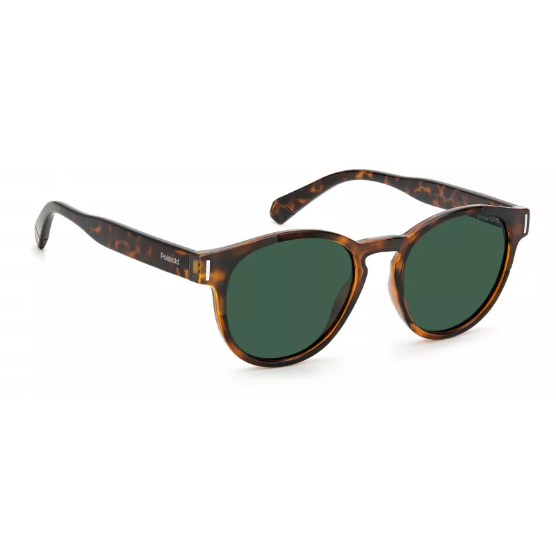 POLAROID Unisex PLD6175S086UC Akiniai Havana Rudi Poliarizuoti 51mm