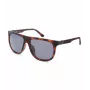POLICE Vyrų SPLN33V59878P Stačiakampiai Poliarizuoti Akiniai nuo Saulės - Havana Acetato Rėmelis, Rudi Lęšiai, 59mm