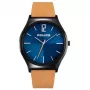 Police Vyrų Laikrodis PL15918JSB03 44mm Nerūdijantis Plienas Oda Juodas