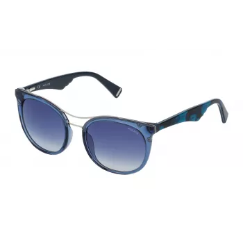 Police SPL758520955 Moteriški Akiniai Nuo Saulės Havana Acetato Rėmelis Rudi Lęšiai 52mm