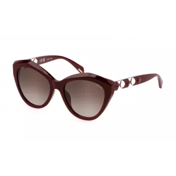 POLICE SPLL35-550G96 Moteriški katinėlio akies formos akiniai nuo saulės Havana Brown Gradient 55/14/140 mm
