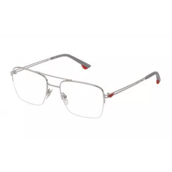 POLICE Akiniai SPLB39E60U28P Vyriški Acetatas Juodi Stačiakampiai 60/17/140 mm UV400