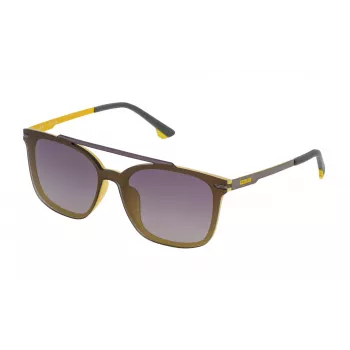 POLICE Unisex SPL528990GBF Pilot Akiniai – Matinis Juodas Rėmelis, Pilki Lęšiai, UV400