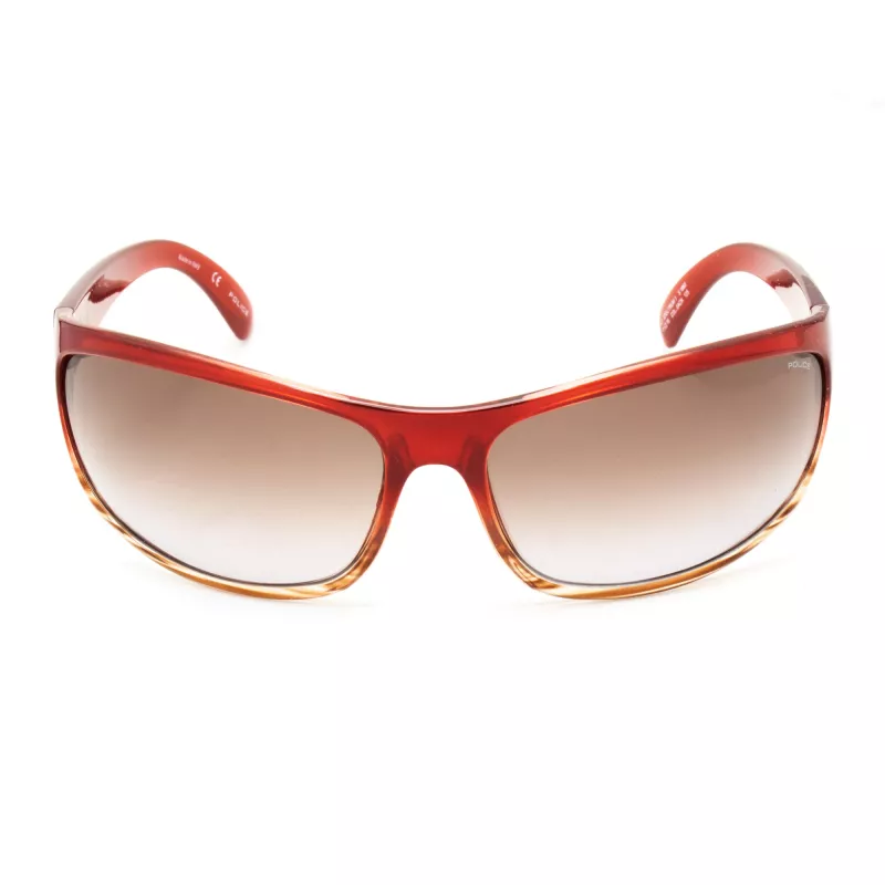 POLICE Unisex Akiniai S1863M710ACN Havana/Rudas Acetato Rėmelis Rudos Gradientiniai Lęšiai 71mm
