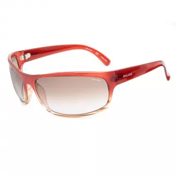 POLICE Unisex Akiniai S1863M710ACN Havana/Rudas Acetato Rėmelis Rudos Gradientiniai Lęšiai 71mm