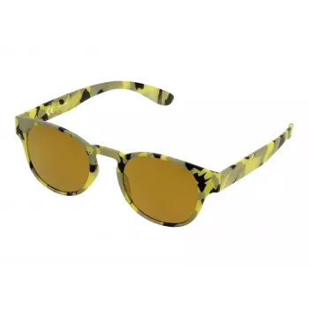 POLICE Unisex Sunglasses S194549GE9G Havana Acetate Square Frame Brown Gradient Lens 49/21/140 mm