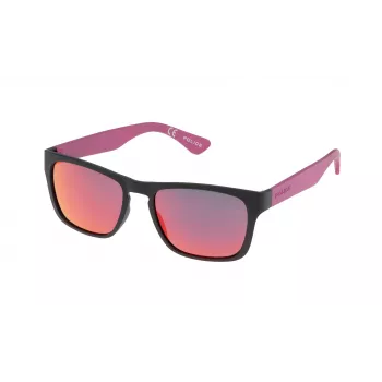POLICE Unisex Sunglasses S198854U28R Havana Acetate Frame Brown Polycarbonate Lens 54mm