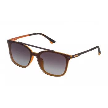 POLICE Unisex Sunglasses SPL528999UXM - Acetate Frame, UV400 Protection, 99mm Lens