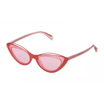 Police Moteriški Akiniai nuo Saulės SPL937520AA3 - Acetatinis Rėmelis, UV400 Apsauga, 52 mm Lęšiai