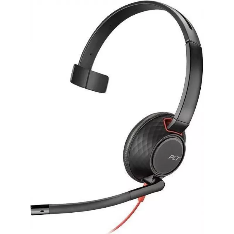 Poly Blackwire C5210 USB-C – 5200 Series – Pridedamas ausinis su triukšmo slopinimo mikrofonu, mono, juodas