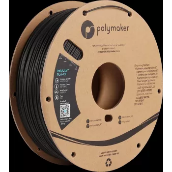 Polymaker PA10001 PLA filamentas 1,75 mm 1 kg juodas