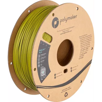 Polymaker PolyLite PLA 3D spausdintuvo filamentas 1,75mm alyvuogių žalios spalvos 1kg (PA02058)