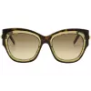 POMELLATO Moteriški Akiniai Nuo Saulės PM0008S-001 - Juodas Acetato Rėmelis, Pilki Lęšiai, 52 mm