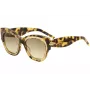 POMELLATO Moteriški Akiniai Nuo Saulės PM0008S-001 - Juodas Acetato Rėmelis, Pilki Lęšiai, 52 mm