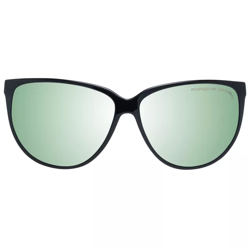 PORSCHE DESIGN Moteriški Akiniai nuo Saulės P8588-61A – Juodas Rėmelis, Pilki Lęšiai, 61/13/135 mm