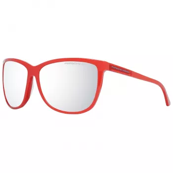 PORSCHE DESIGN Moteriški Akiniai nuo Saulės P8590-61E Pilot Nerūdijantis Plienas Gelsvai Pilkas Gradientas 61/14/135 mm