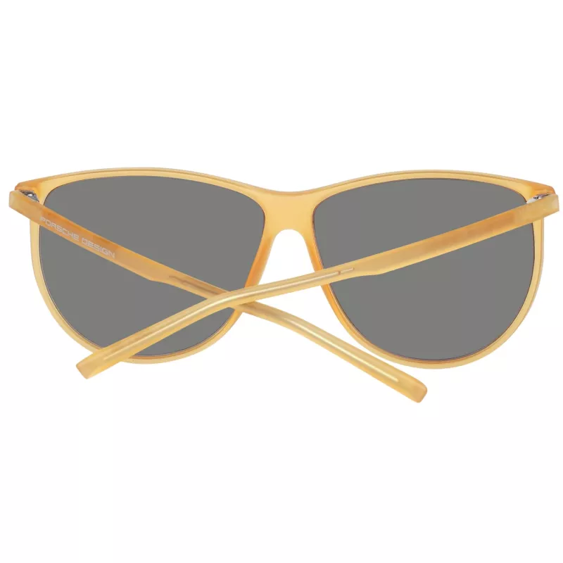 PORSCHE DESIGN Moteriški Akiniai nuo Saulės P8601-61C Titaninis Rėmelis Pilki Gradientiniai Stiklai 61/12/135 mm