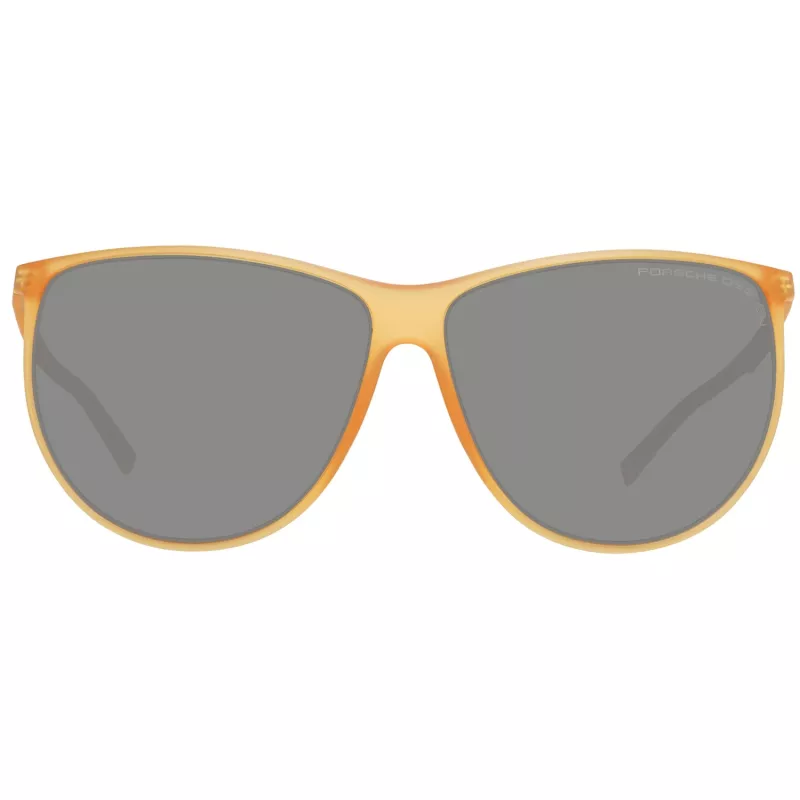 PORSCHE DESIGN Moteriški Akiniai nuo Saulės P8601-61C Titaninis Rėmelis Pilki Gradientiniai Stiklai 61/12/135 mm