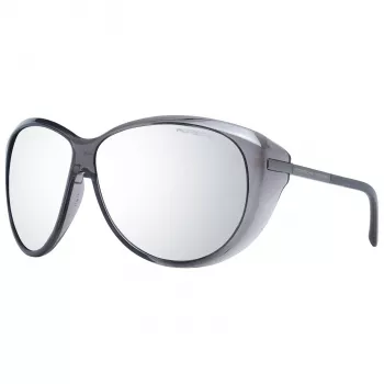 PORSCHE DESIGN Moteriški Akiniai Nuo Saulės P8602-64A Juodi/Pilki 64mm