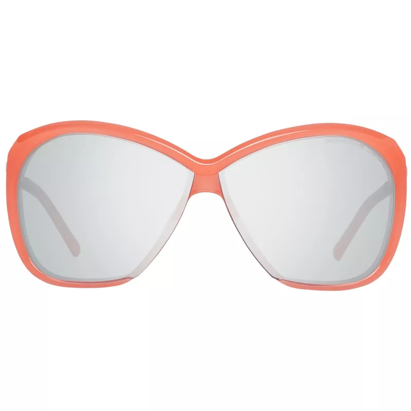 PORSCHE DESIGN Moteriški Akiniai nuo Saulės P8603-66A Titanium Gold Pilot Aviator Grey Gradient UV400