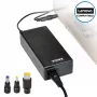 Port Connect 65W nešiojamojo kompiuterio AC adapteris, skirtas Lenovo - Slim Tip, juodos spalvos
