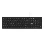 Port Connect Tough Office USB klaviatūra – juoda
