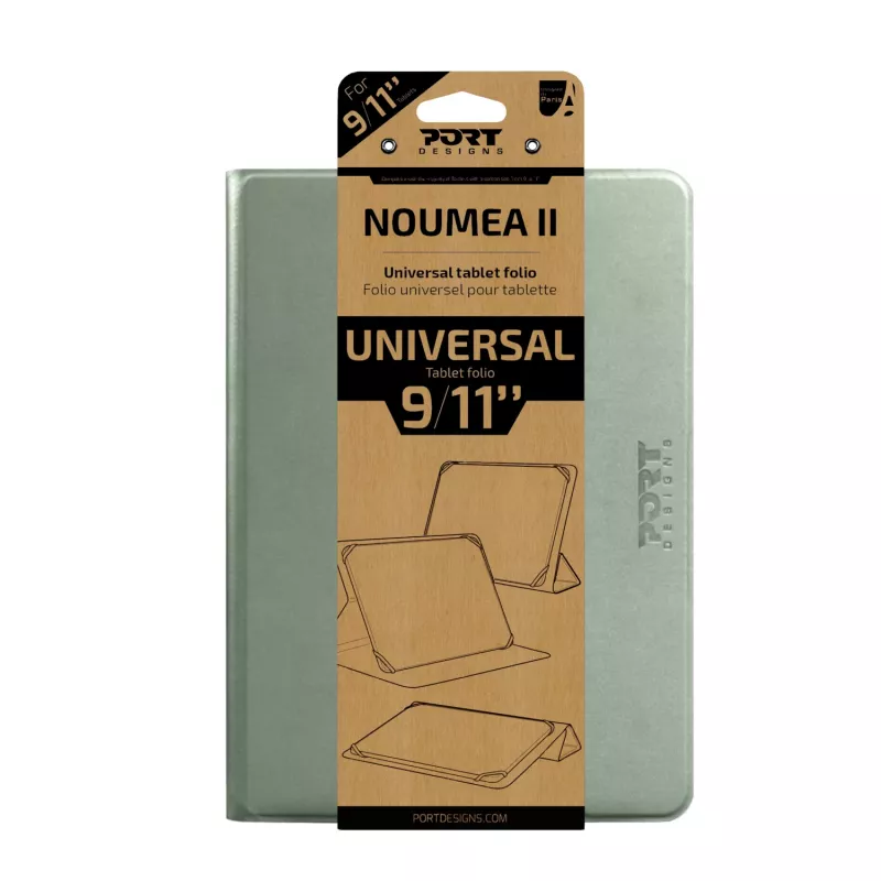 Port Designs Noumea II Universal Tablet Dėklas 9–11 colių Planšetėms, Žalias – 201329